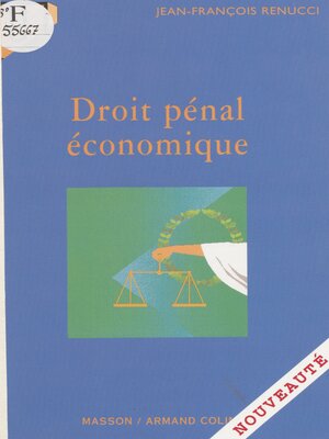 cover image of Droit pénal économique